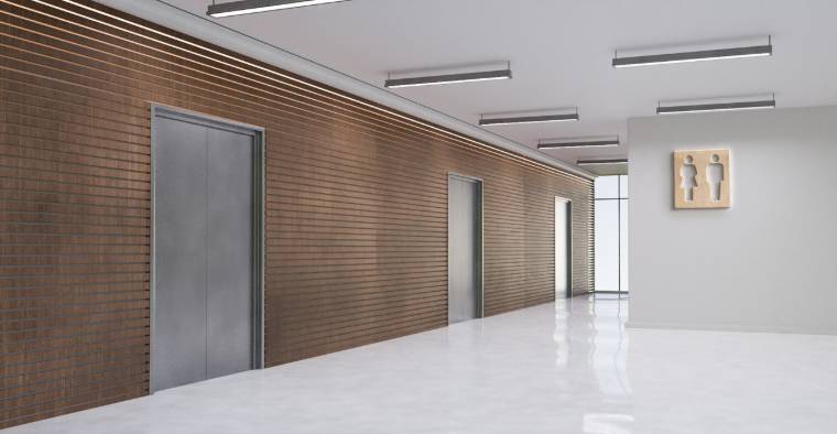 Space-Saving Gypsum Partition