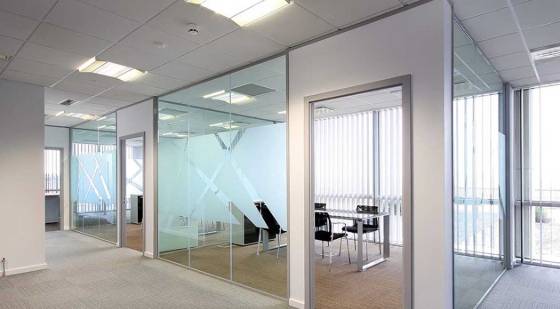 Temporary Gypsum Partition